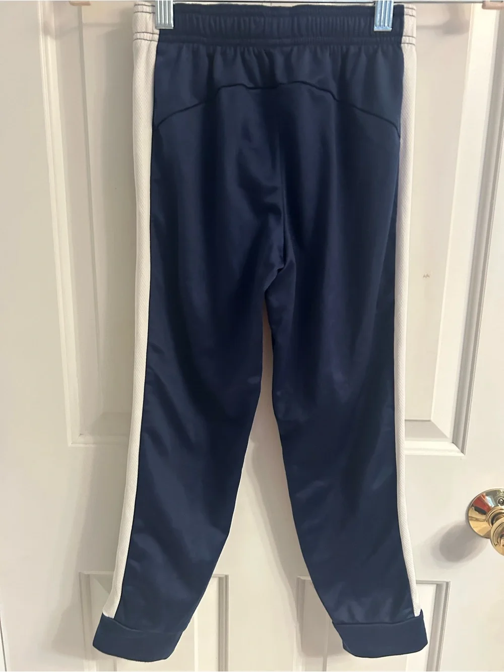 jumping beans Navy Athletic Pants with White Side Stripes